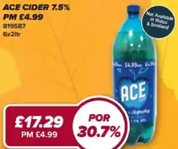 Bestway Ace cider offer