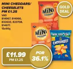 Bestway Mini Cheddars/ Cheeselots offer