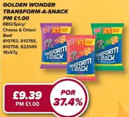 Bestway Golden Wonder transform-a-snack offer