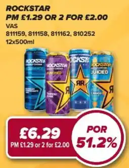 Bestway Rockstar energy drink offer
