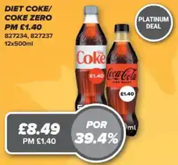 Bestway Diet Coke/ Coke Zero offer