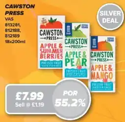 Bestway Cawston Press pressed fruit offer