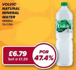 Bestway Volvic natural mineral water offer