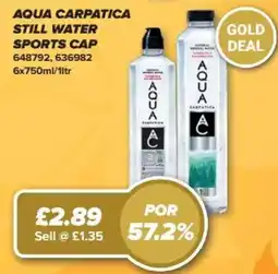 Bestway Aqua Carpatica still water sports cap offer