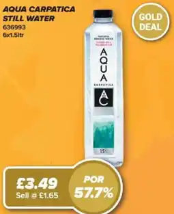 Bestway Aqua Carpatica still water offer
