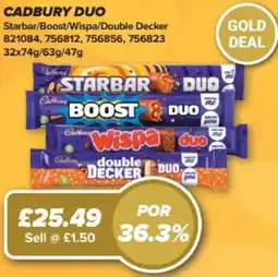 Bestway Cadbury duo offer