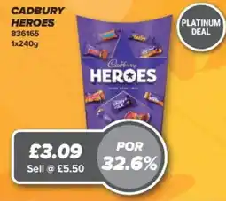 Bestway Cadbury heroes offer