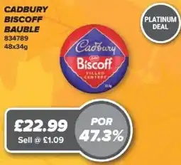Bestway Cadbury biscoff bauble offer