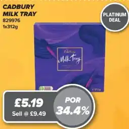 Bestway Cadbury milk tray offer