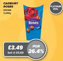 Bestway Cadbury roses offer