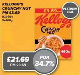 Bestway Kellogg's crunchy nut offer