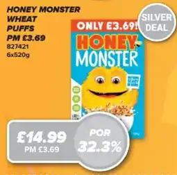 Bestway Honey Monster wheat puffs offer