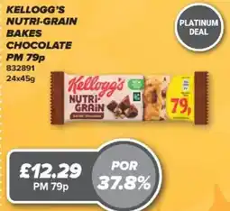 Bestway Kellogg's nutri-grain bakes chocolate offer
