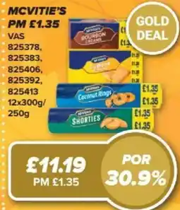 Bestway McVitie's biscuits offer