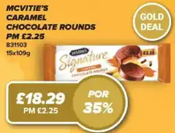 Bestway McVitie's caramel chocolate rounds offer