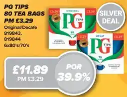 Bestway PG Tips tea bags offer