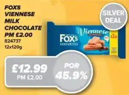 Bestway Foxs viennese milk chocolate offer