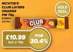 Bestway McVitie's club layers offer
