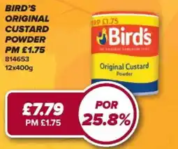 Bestway Bird's original custard powder offer