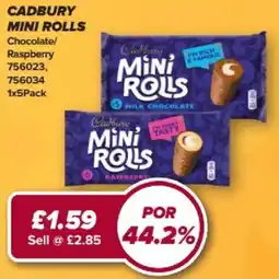 Bestway Cadbury mini rolls offer