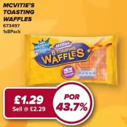 Bestway McVitie's Toasting Waffles offer