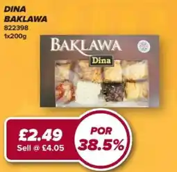 Bestway Dina baklawa offer