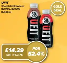 Bestway Ufit chocolate strawberry offer