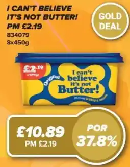 Bestway I can't believe it's not Butter! offer
