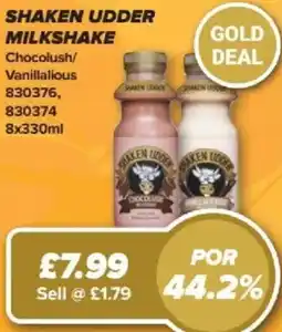 Bestway Shaken Udder milkshake offer
