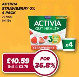Bestway Activia gut health strawberry offer