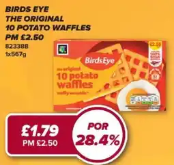 Bestway Birds Eye the original 10 potato waffles offer