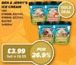 Bestway Ben & Jerry's ice cream offer