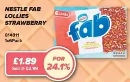 Bestway Nestle fab lollies offer