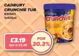 Bestway Cadbury crunchie tub offer