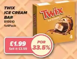 Bestway Twix ice cream bar offer