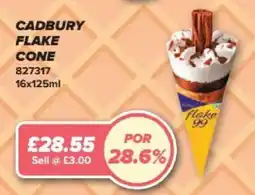 Bestway Cadbury flake cone offer