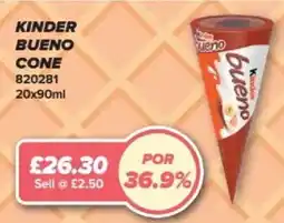 Bestway Kinder bueno cone offer