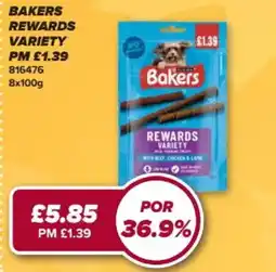 Bestway Bakers rewards variety offer