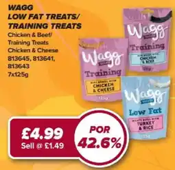Bestway Wagg low fat treats offer