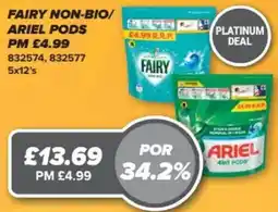 Bestway Fairy non-bio ariel pods offer