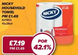 Bestway Nicky household towel offer