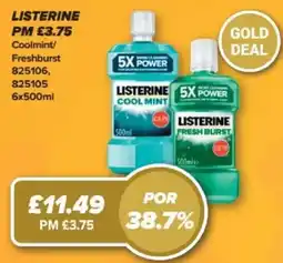Bestway LISTERINE cool mint offer