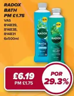 Bestway Radox bath offer