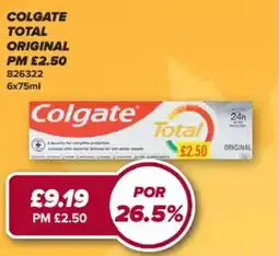 Bestway Colgate total original offer