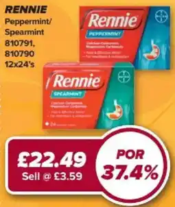 Bestway Rennie peppermint/spearmint offer