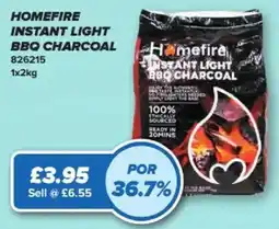 Bestway Homefire instant light bbq charcoal offer