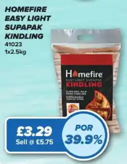 Bestway Homefire easy light supapak kindling offer