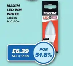 Bestway Maxim led wm white offer