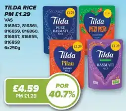 Bestway Tilda rice offer