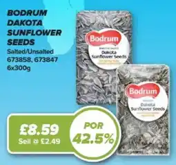 Bestway Bodrum dakota sunflower seeds offer